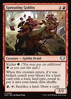 Magic the Gathering Card - Sprouting Goblin - MTG Circle