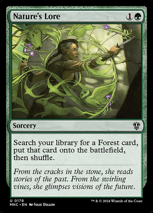 Magic the Gathering Card - Nature's Lore - MTG Circle