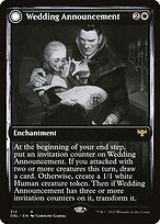 Magic the Gathering Card - Wedding Announcement // Wedding Festivity - MTG Circle