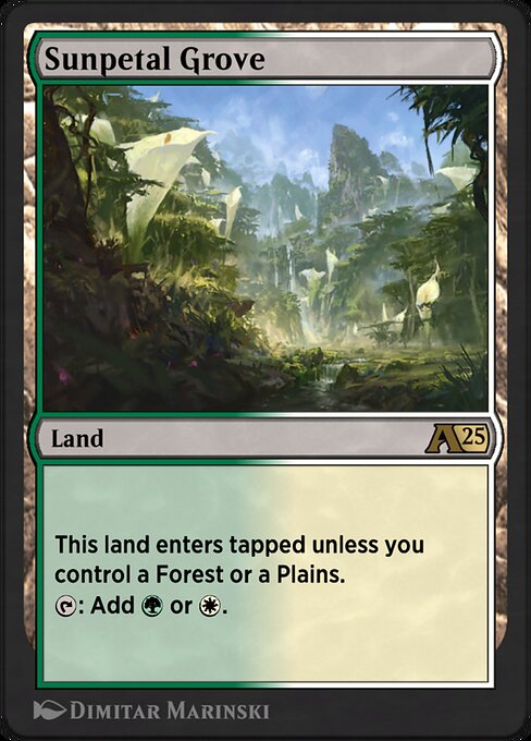 Magic the Gathering Card - Sunpetal Grove - MTG Circle