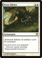 Magic the Gathering Card - Stony Silence - MTG Circle