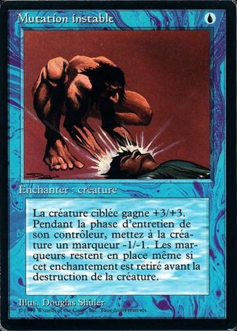 Magic the Gathering Card - Unstable Mutation - MTG Circle