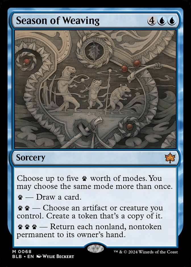 Magic the Gathering Card - Season of Weaving - MTG Circle