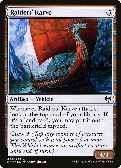 Magic the Gathering Card - Raiders' Karve - MTG Circle