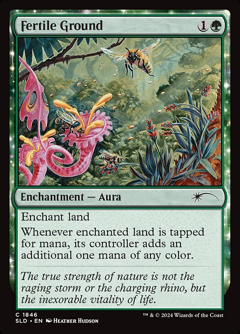 Magic the Gathering Card - Fertile Ground - MTG Circle