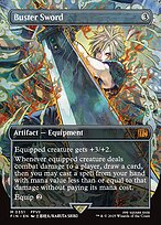 Magic the Gathering Card - Buster Sword - MTG Circle