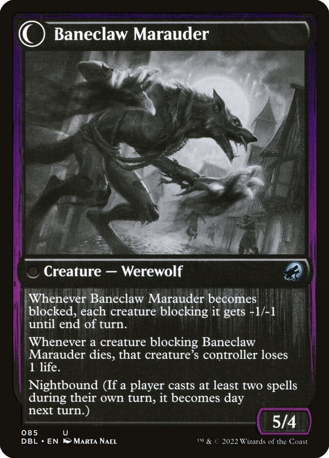 Magic the Gathering Card - Baneclaw Marauder - MTG Circle