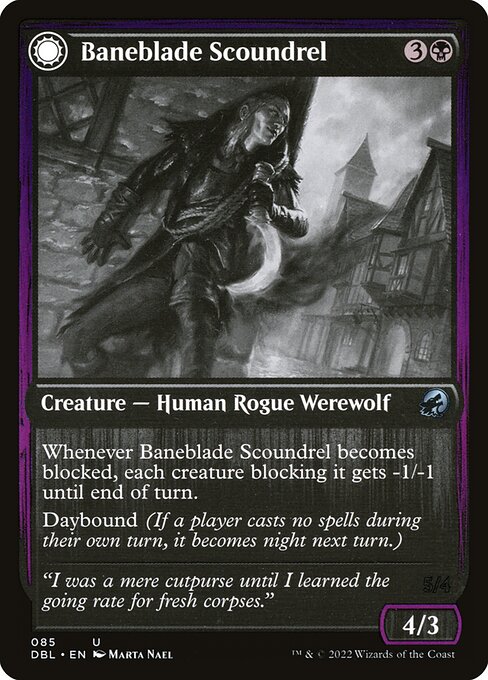 Magic the Gathering Card - Baneblade Scoundrel - MTG Circle