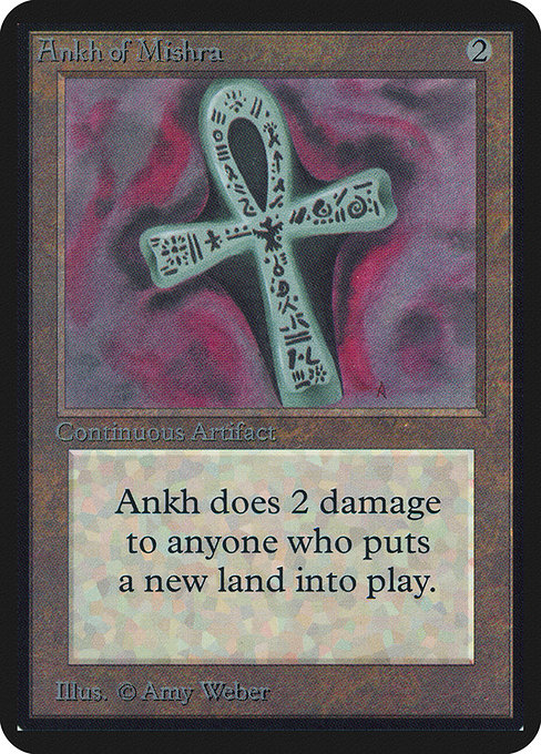 Magic the Gathering Card - Ankh of Mishra - MTG Circle