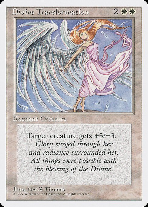 Magic the Gathering Card - Divine Transformation - MTG Circle
