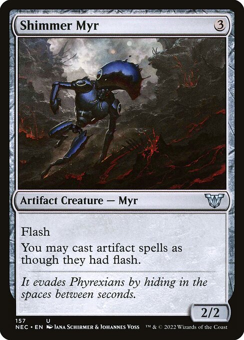 Magic the Gathering Card - Shimmer Myr - MTG Circle