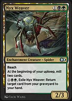 Magic the Gathering Card - Nyx Weaver - MTG Circle