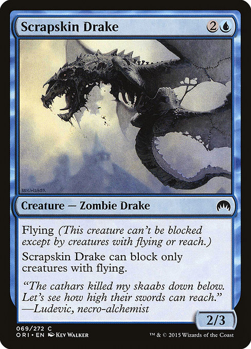 Magic the Gathering Card - Scrapskin Drake - MTG Circle
