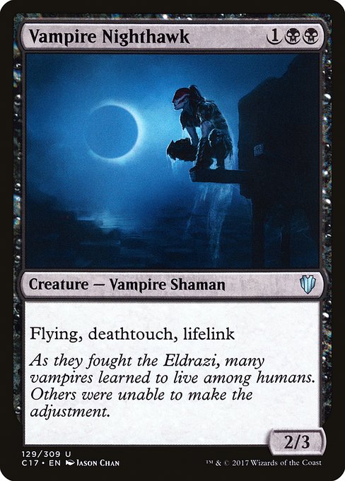 Magic the Gathering Card - Vampire Nighthawk - MTG Circle