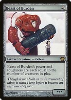 Magic the Gathering Card - Beast of Burden - MTG Circle