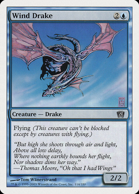 Magic the Gathering Card - Wind Drake - MTG Circle