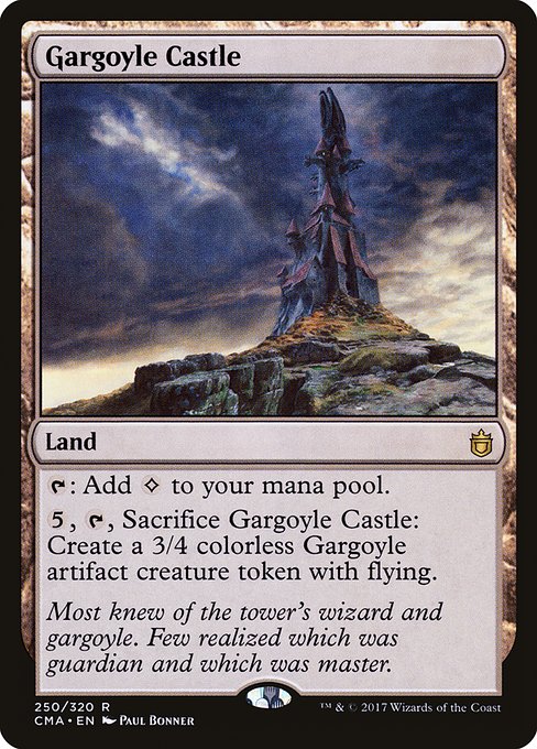 Magic the Gathering Card - Gargoyle Castle - MTG Circle