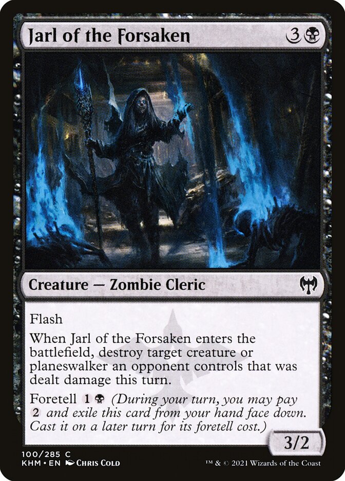 Magic the Gathering Card - Jarl of the Forsaken - MTG Circle