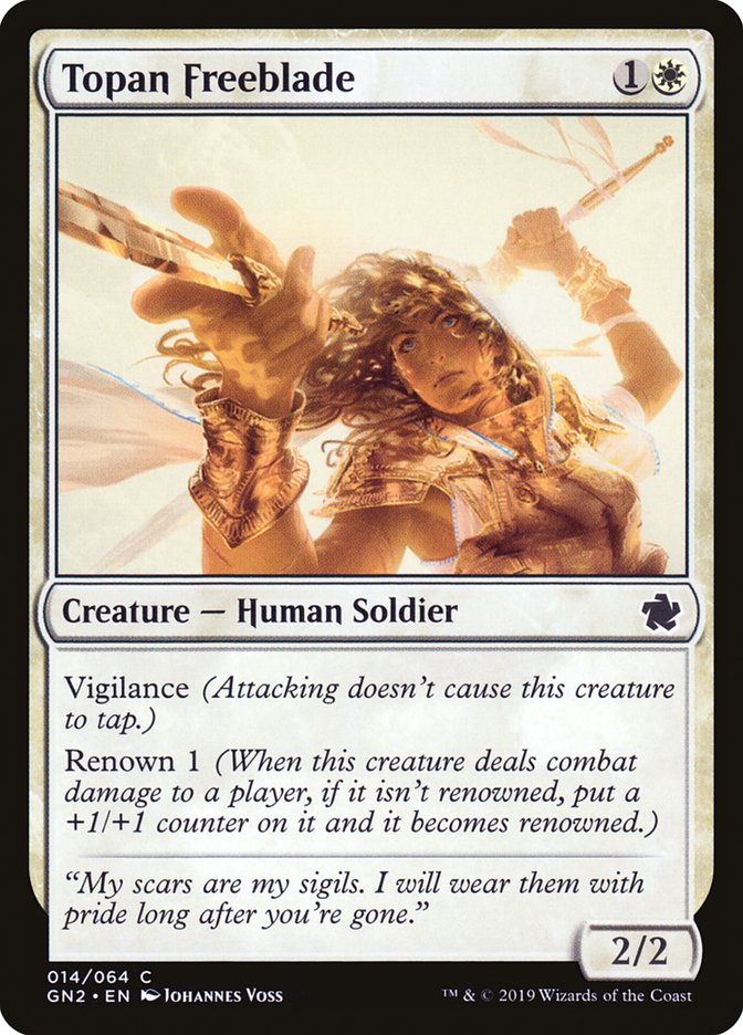 Magic the Gathering Card - Topan Freeblade - MTG Circle