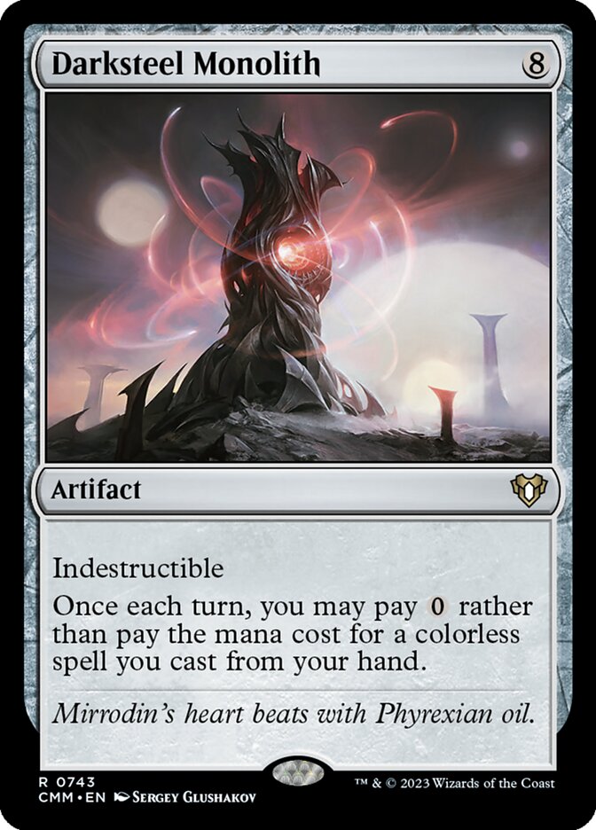Magic the Gathering Card - Darksteel Monolith - MTG Circle