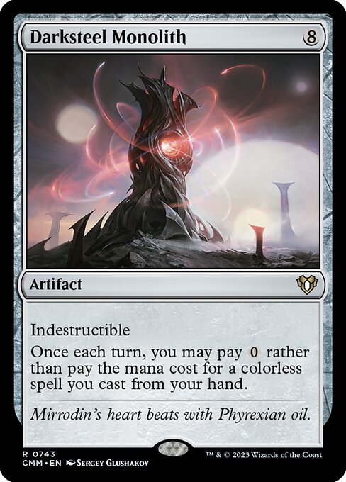 Magic the Gathering Card - Darksteel Monolith - MTG Circle