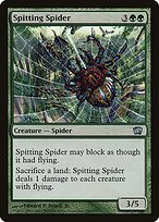 Magic the Gathering Card - Spitting Spider - MTG Circle