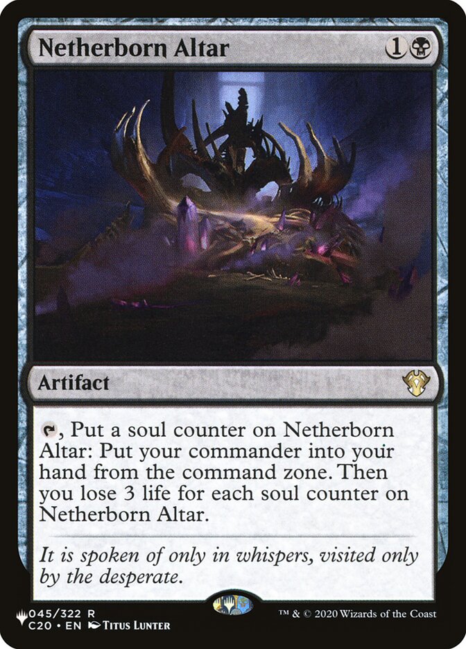 Magic the Gathering Card - Netherborn Altar - MTG Circle
