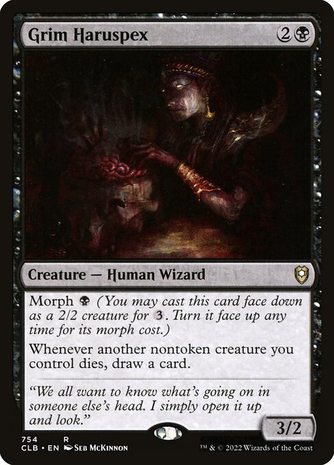 Magic the Gathering Card - Grim Haruspex - MTG Circle