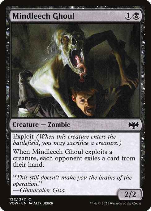 Magic the Gathering Card - Mindleech Ghoul - MTG Circle