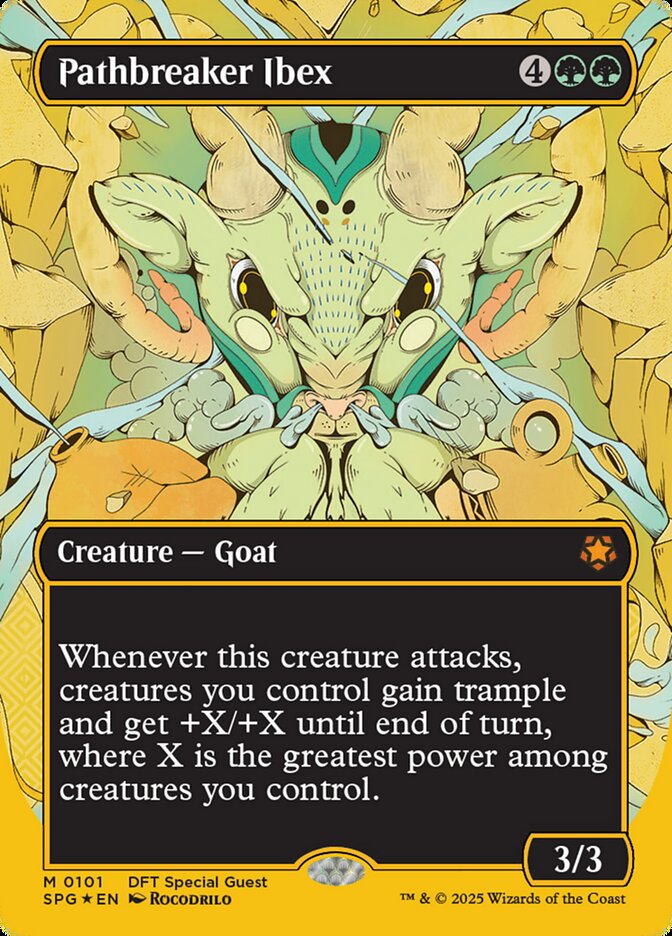 Magic the Gathering Card - Pathbreaker Ibex - MTG Circle
