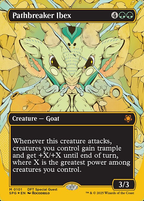Magic the Gathering Card - Pathbreaker Ibex - MTG Circle