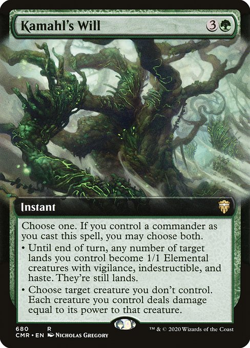 Magic the Gathering Card - Kamahl's Will - MTG Circle