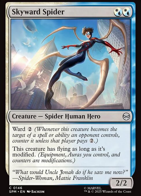 Magic the Gathering Card - Skyward Spider - MTG Circle