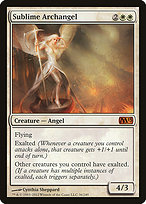 Magic the Gathering Card - Sublime Archangel - MTG Circle