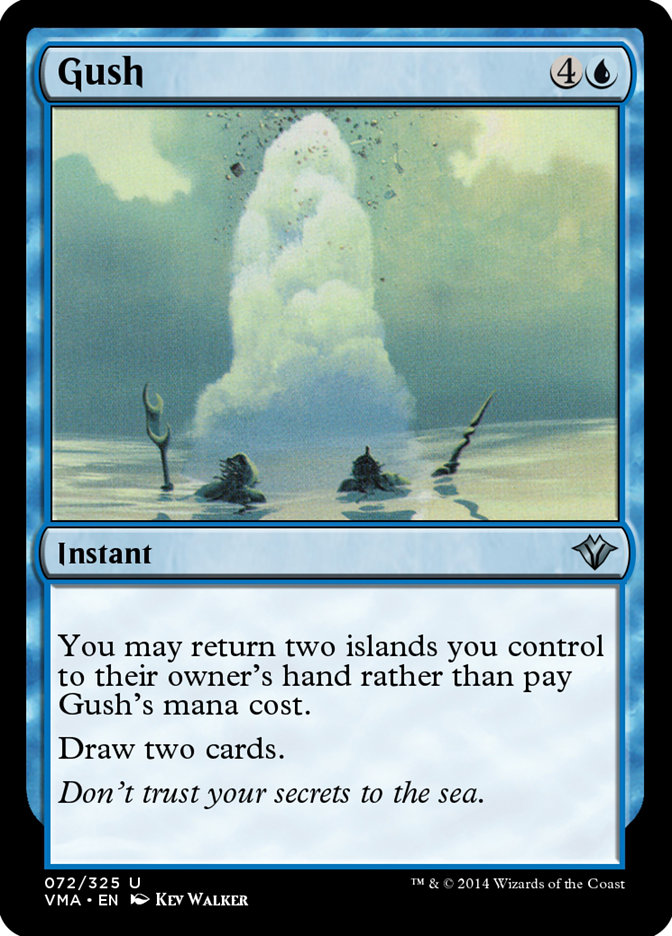 Magic the Gathering Card - Gush - MTG Circle