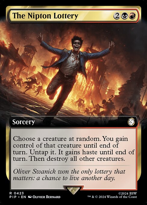 Magic the Gathering Card - The Nipton Lottery - MTG Circle