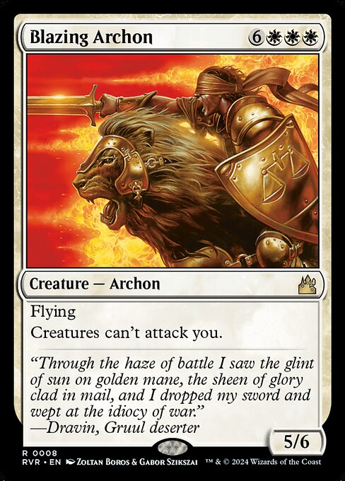 Magic the Gathering Card - Blazing Archon - MTG Circle