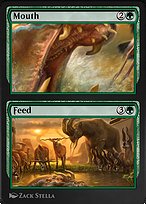 Magic the Gathering Card - Mouth // Feed - MTG Circle
