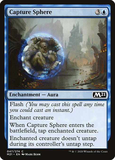 Magic the Gathering Card - Capture Sphere - MTG Circle