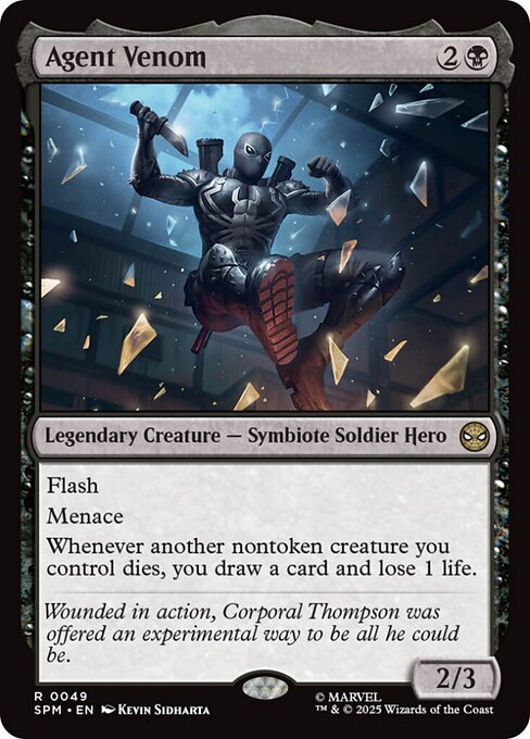 Magic the Gathering Card - Agent Venom - MTG Circle