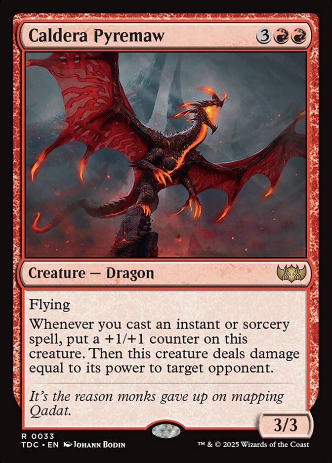 Magic the Gathering Card - Caldera Pyremaw - MTG Circle