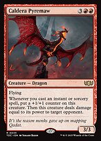 Magic the Gathering Card - Caldera Pyremaw - MTG Circle