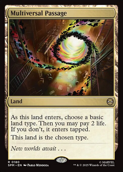 Magic the Gathering Card - Multiversal Passage - MTG Circle