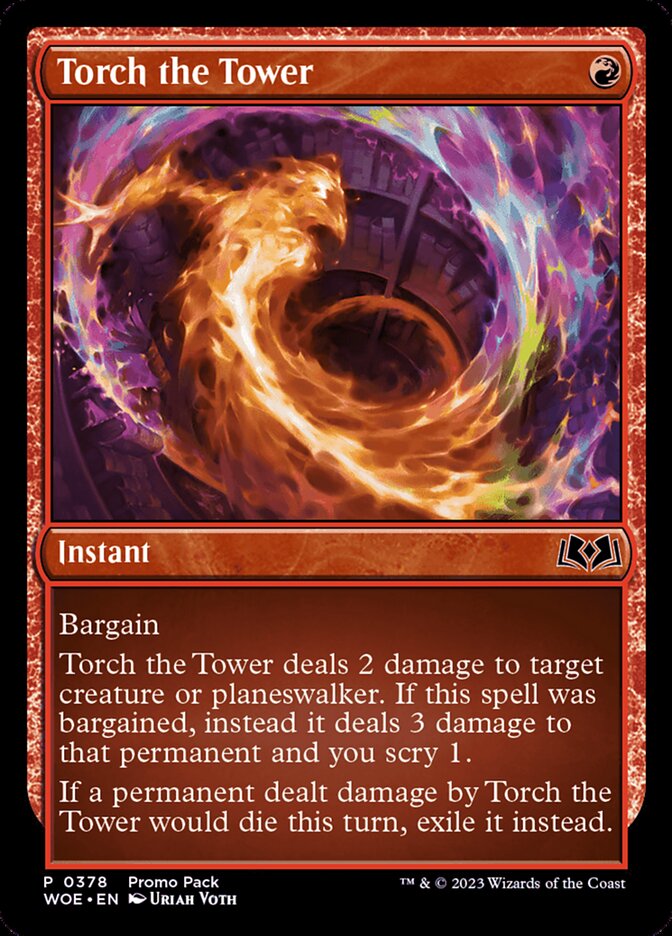 Magic the Gathering Card - Torch the Tower - MTG Circle