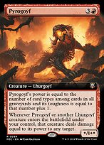 Magic the Gathering Card - Pyrogoyf - MTG Circle