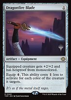 Magic the Gathering Card - Dragonfire Blade - MTG Circle