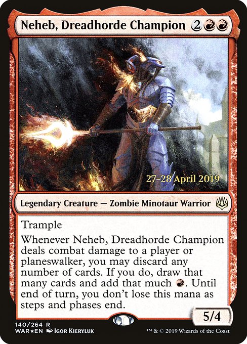 Magic the Gathering Card - Neheb, Dreadhorde Champion - MTG Circle