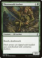 Magic the Gathering Card - Thornweald Archer - MTG Circle