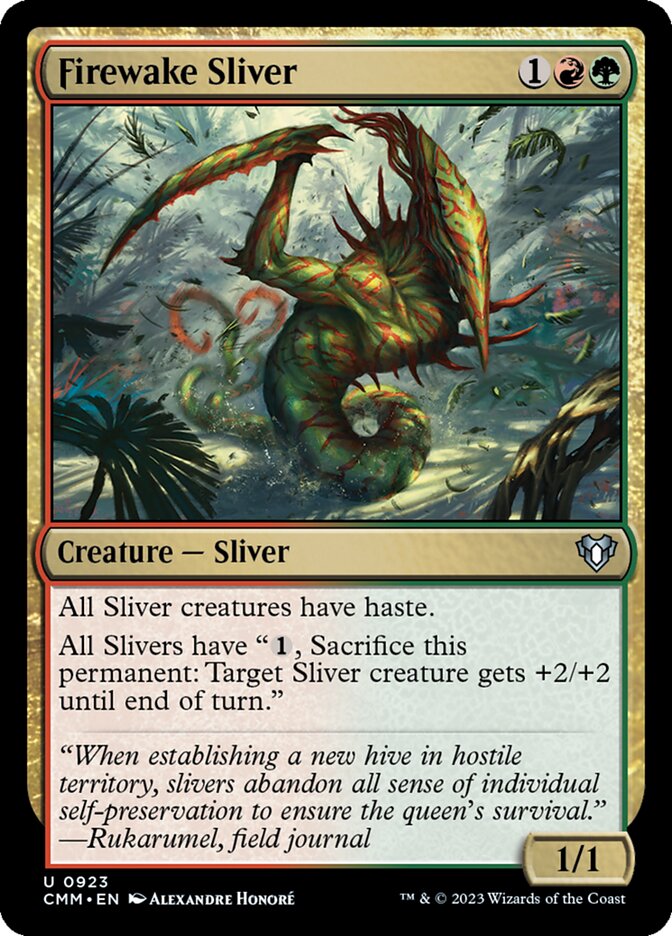 Magic the Gathering Card - Firewake Sliver - MTG Circle