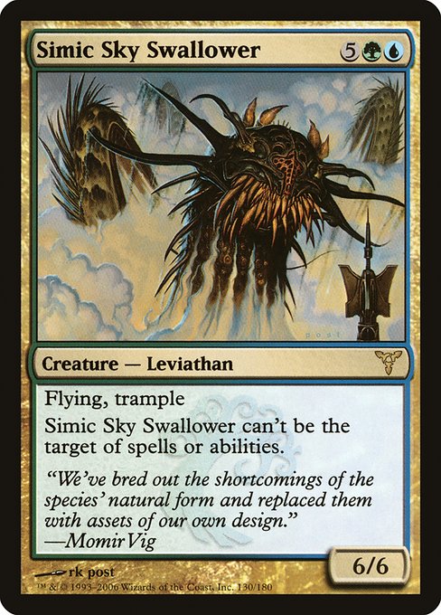 Magic the Gathering Card - Simic Sky Swallower - MTG Circle
